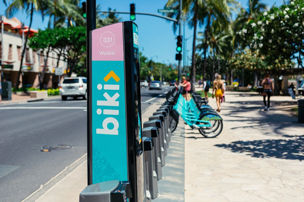 Biki Bikeshare System in kakaako